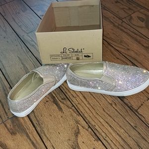 Sequin sneakers